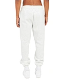 white jogger sweatpants